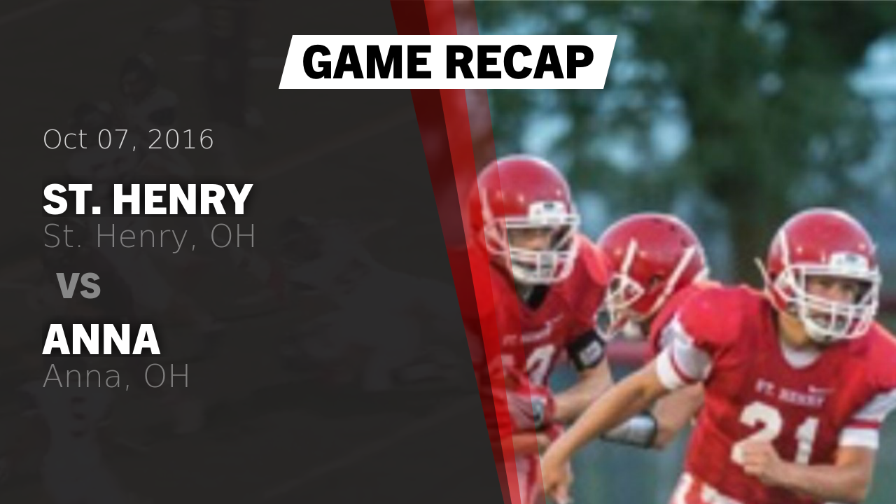 St Henry Hs Football Video Recap St Henry Vs Anna 2016
