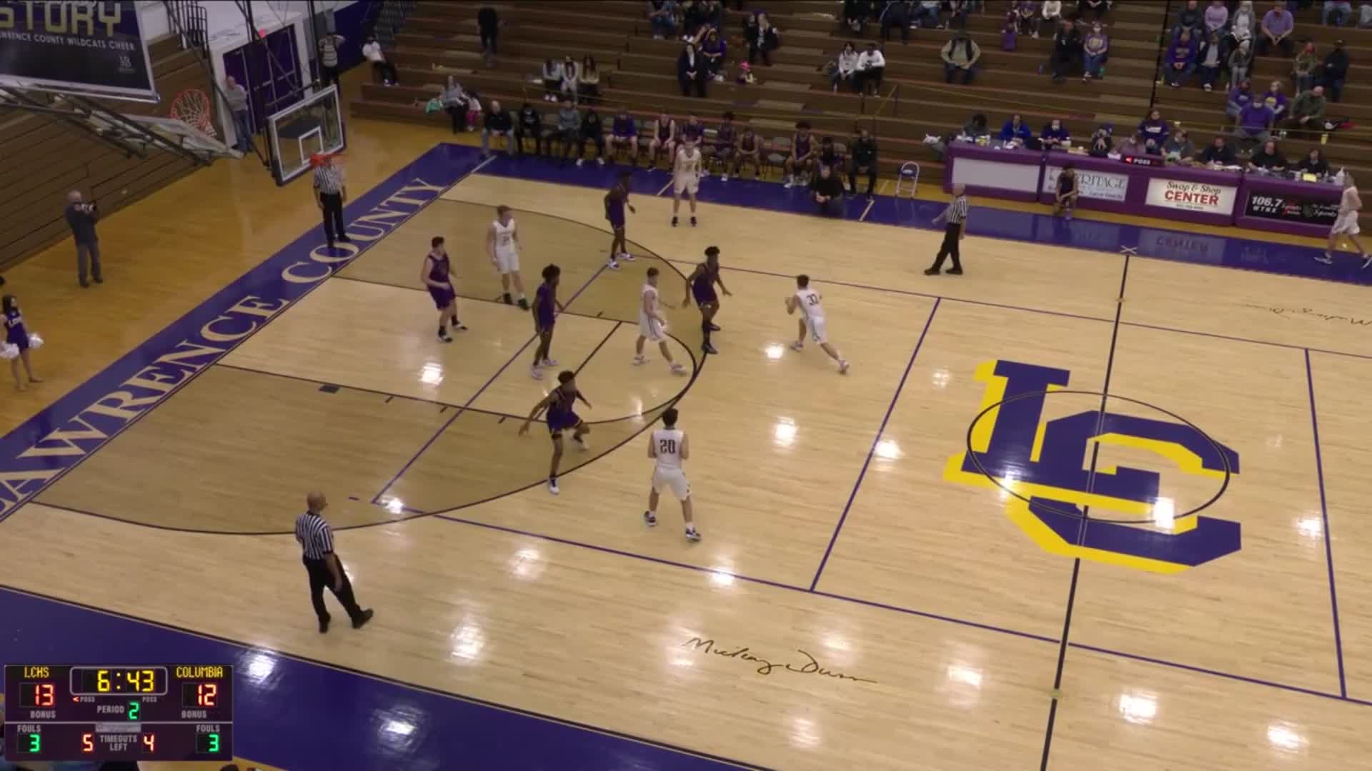 Columbia Central HS Basketball Video "Columbia Central basketball