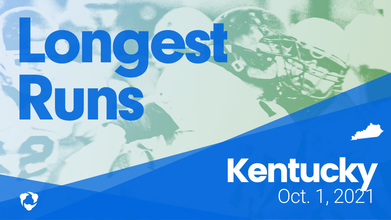 Kentucky: Longest Runs from Weekend of Oct 1st, 2021