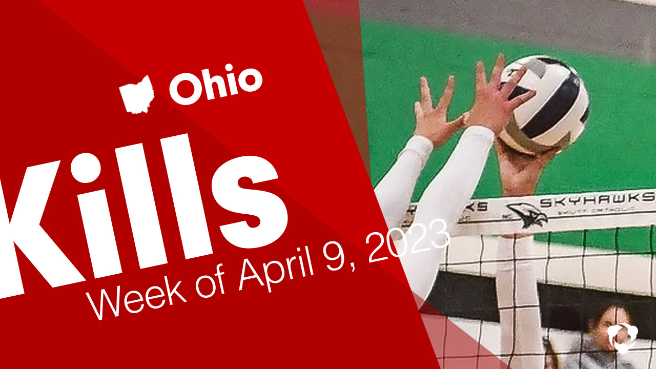 Ohio Kills from Week of April 9, 2023 Ohio Volleyball highlights Hudl