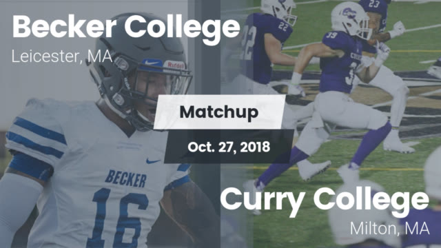 Mens Varsity Football Becker College Leicester Massachusetts