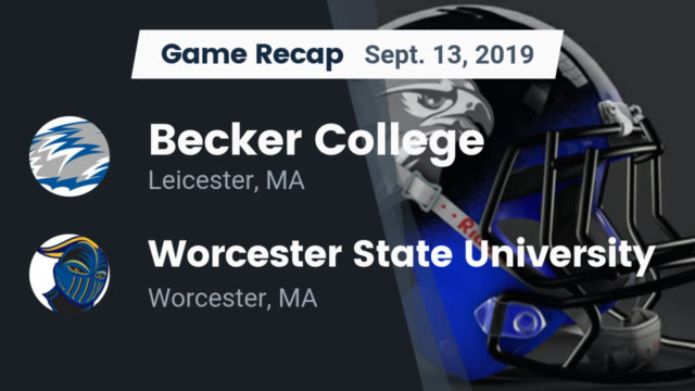 Mens Varsity Football Becker College Leicester Massachusetts