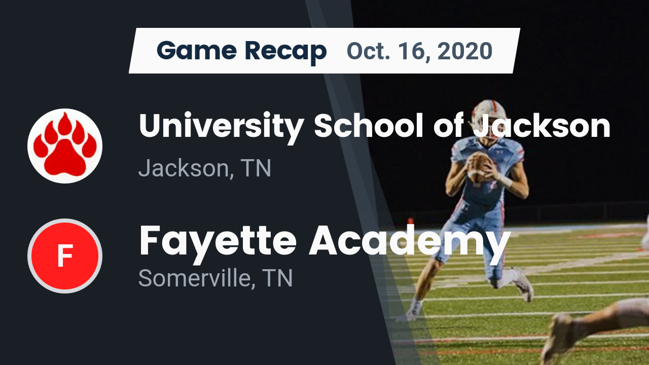 University School Of Jackson Tn Varsity Football