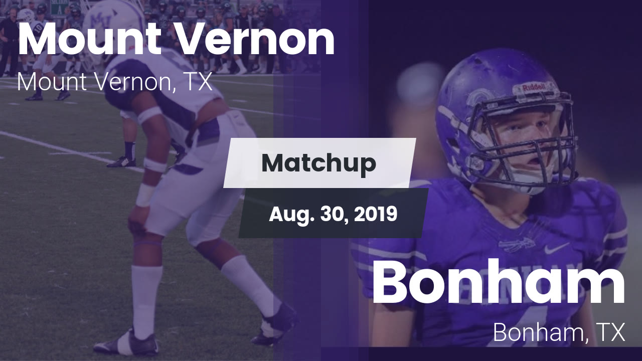 Mt Vernon Hs Football Video Matchup Mount Vernon High Vs