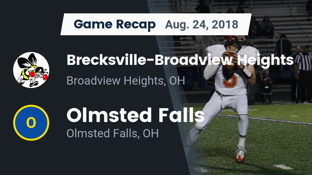 Brecksville Broadview Heights Hs Football Video Recap