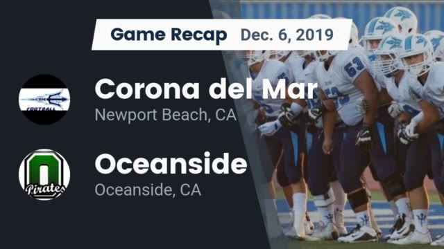 Varsity Football Corona Del Mar High School Newport Beach