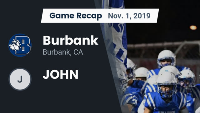 Boys Varsity Football Burbank High School Burbank California