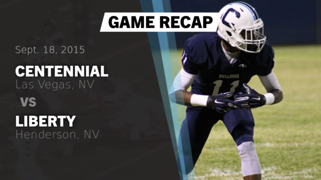 Boys Varsity Football Centennial High School Las Vegas Nevada