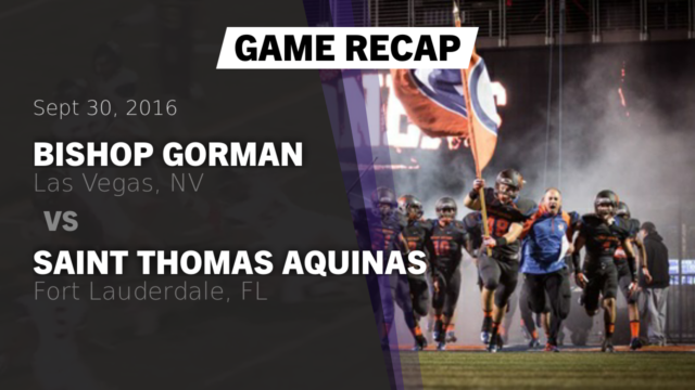 Varsity Football Bishop Gorman High School Las Vegas Nevada