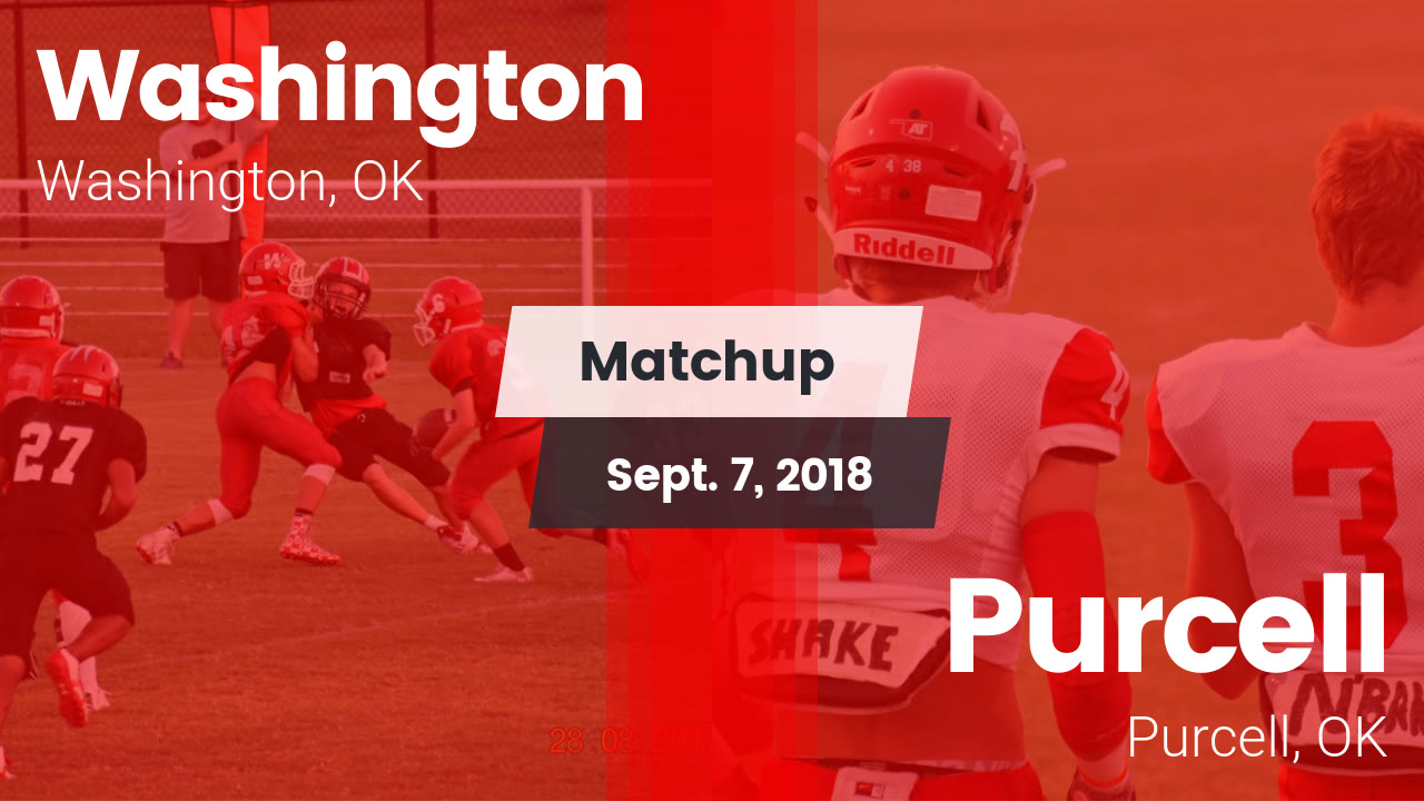 Washington Hs Football Video Matchup Washington High Vs Purcell