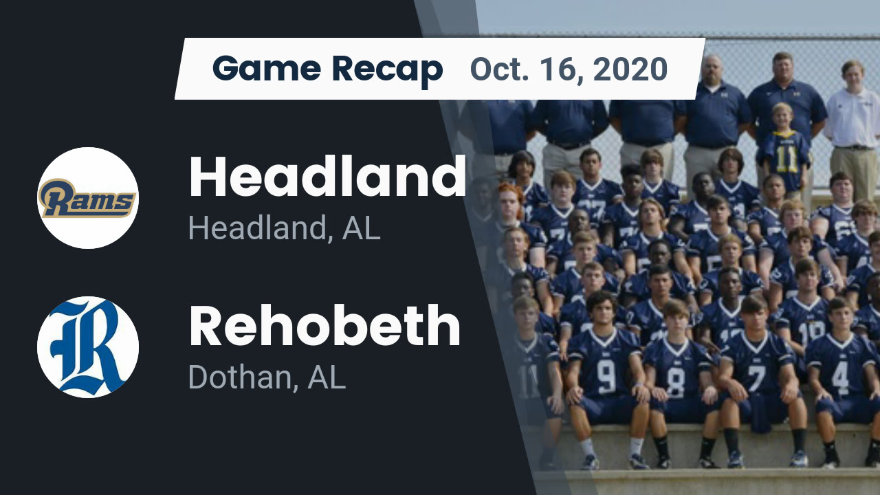 Headland HS Football Video "Recap: Headland vs. Rehobeth 2020" | MaxPreps Headland HS Football Video "Recap: Headland vs. Rehobeth 2020" | MaxPreps
