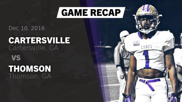 Boys Varsity Football Cartersville High School Cartersville