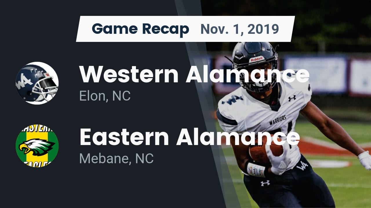 Western Alamance Hs Football Video Recap Western Alamance Vs