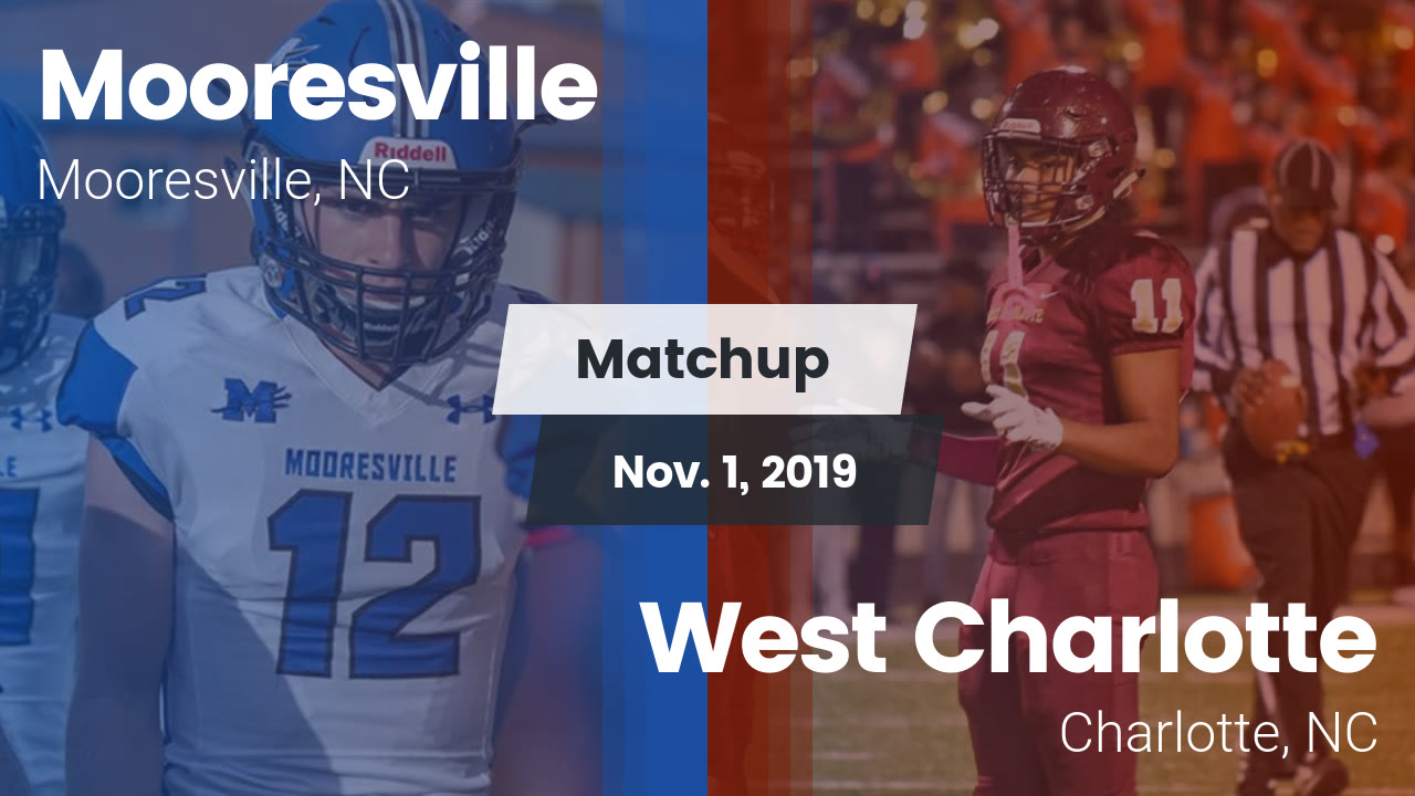 Mooresville Hs Football Video Matchup Mooresville High Vs West