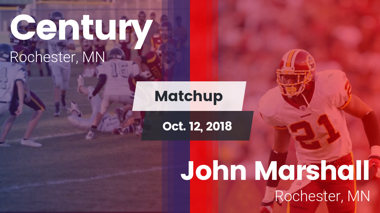Century Hs Football Video Matchup Century Vs John Marshall 2018