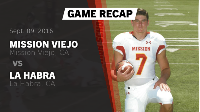 Boys Varsity Football Mission Viejo High School Mission Viejo