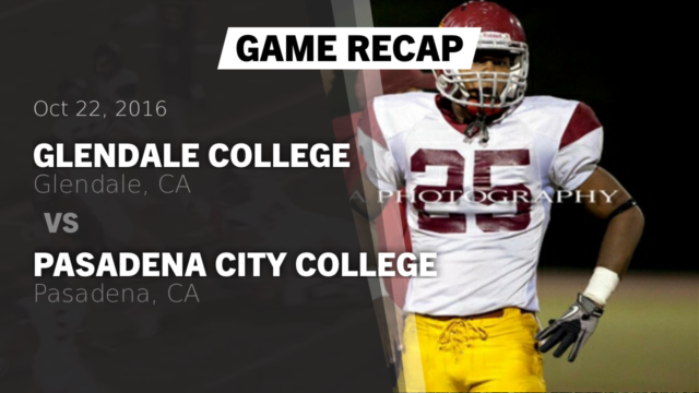 Mens Varsity Football Glendale College Glendale California