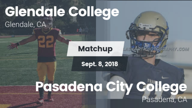 Mens Varsity Football Glendale College Glendale California