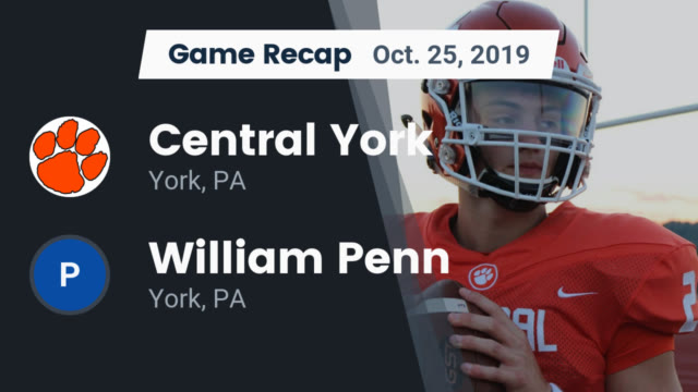 Boys Varsity Football Central York High School York
