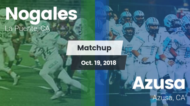 Boys Varsity Football Nogales High School La Puente