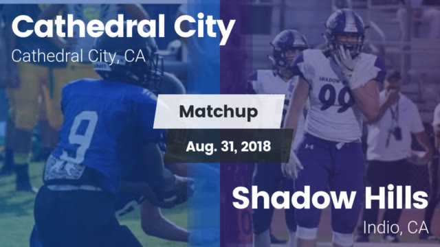 Football Cathedral City High School Cathedral City California
