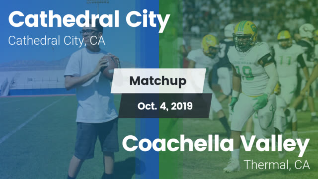 Football Cathedral City High School Cathedral City California