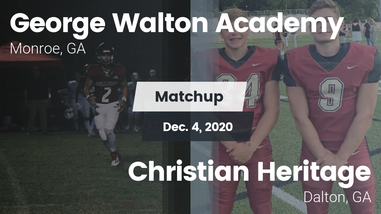 Walton Academy HS Football Video "Matchup Walton vs