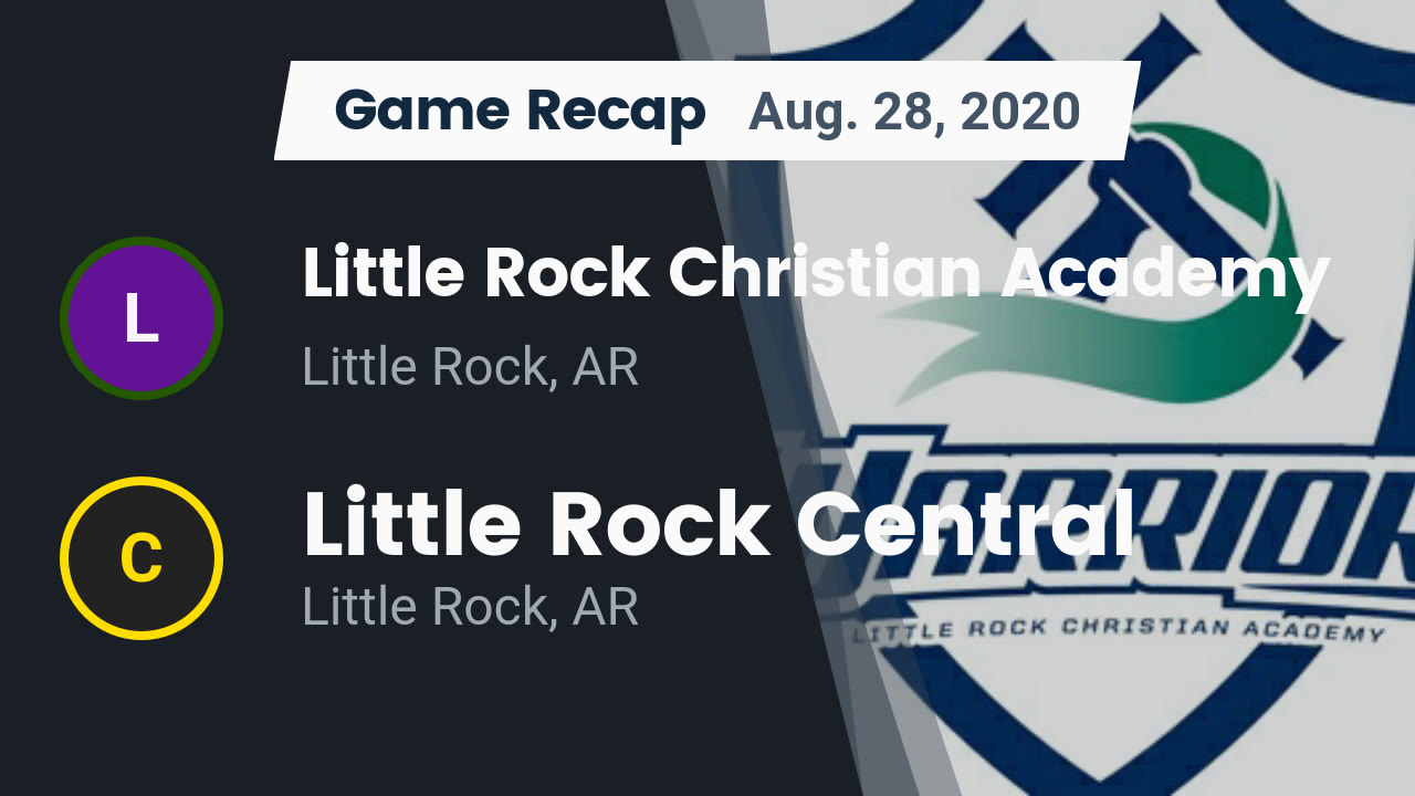 Little Rock Christian Academy HS Football Video "Recap Little Rock