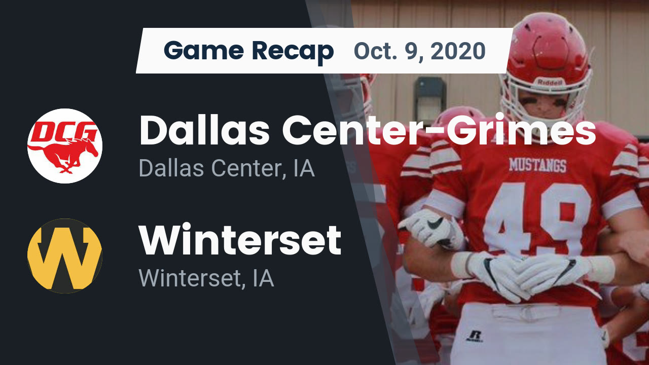 Dallas CenterGrimes HS Football Video "Recap Dallas CenterGrimes vs