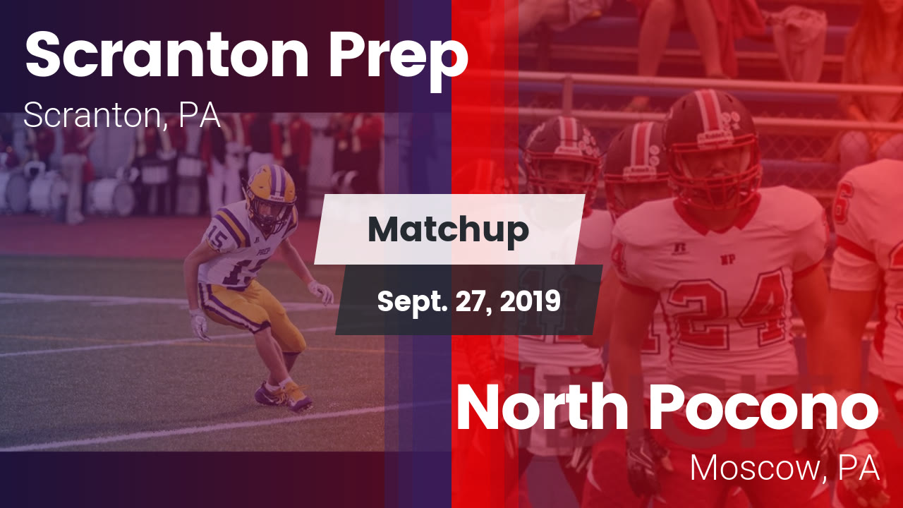 Scranton Prep Hs Football Video Matchup Scranton Prep Vs North