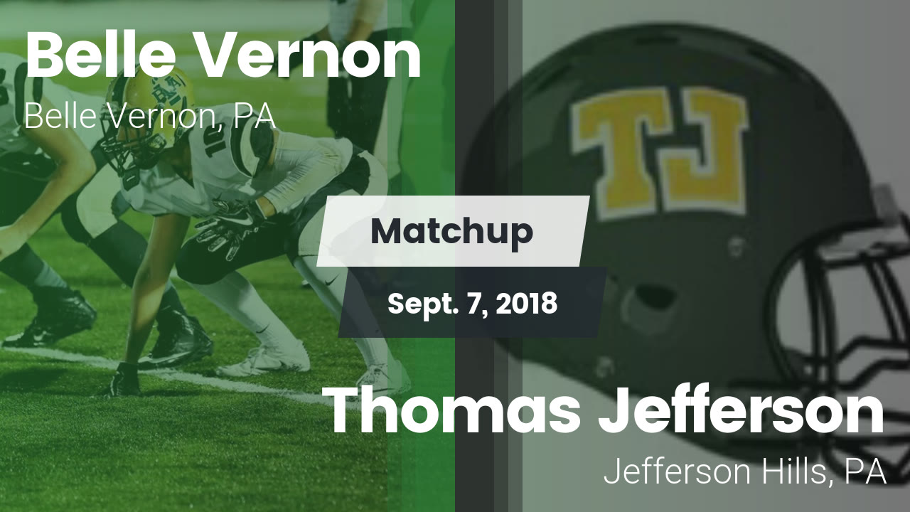 Belle Vernon Hs Football Video Matchup Belle Vernon Vs Thomas