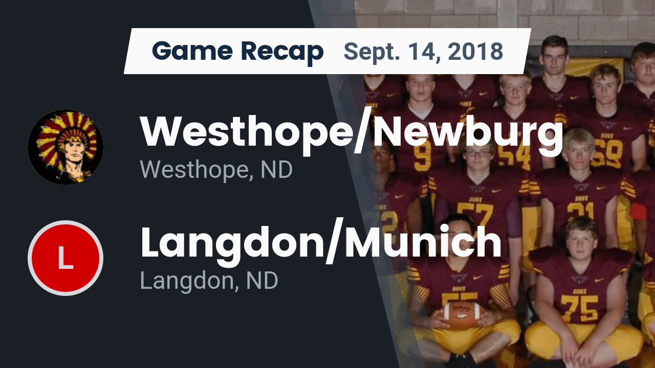 Videos Westhope/Newburg/Glenburn Sioux (Westhope, ND) Varsity Football
