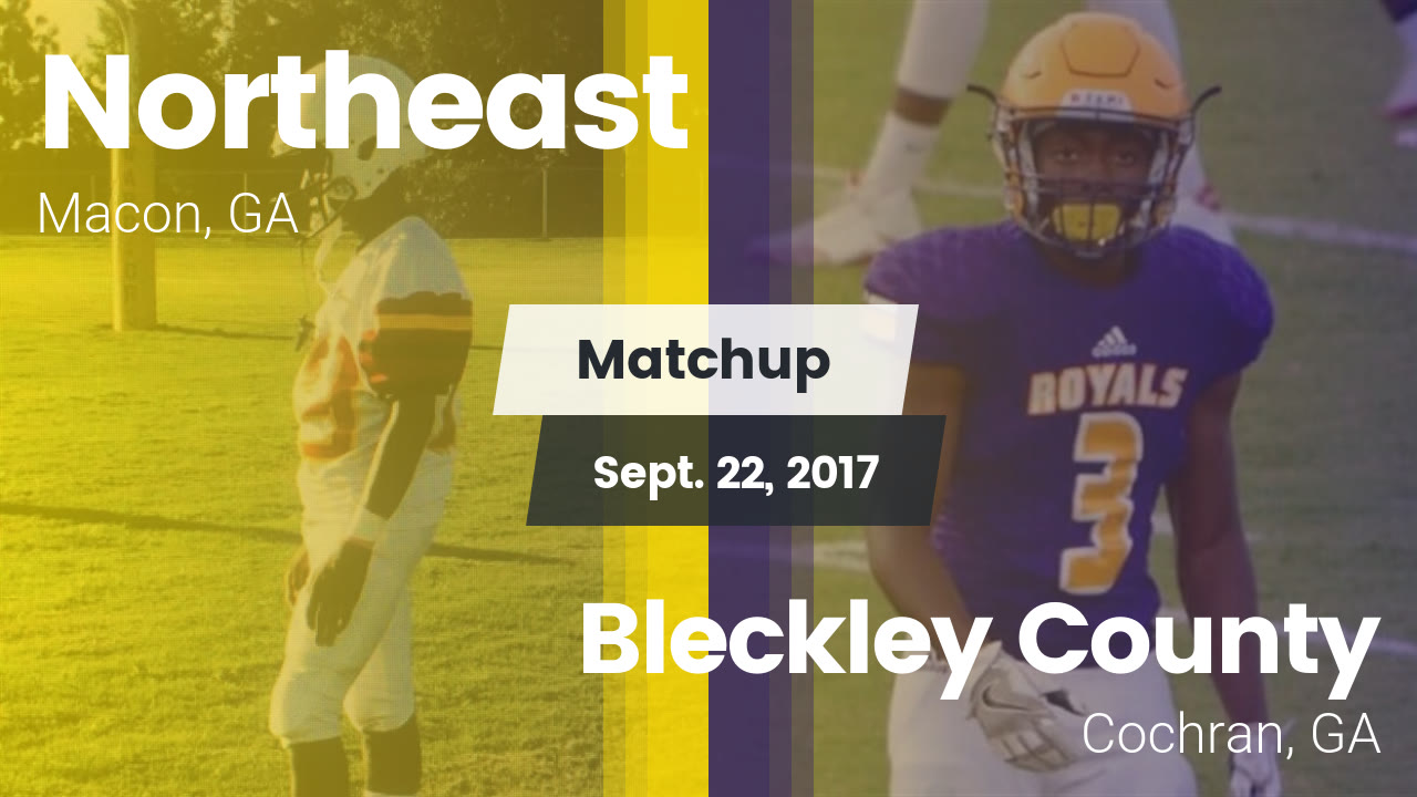 Northeast Hs Football Video Matchup Northeast Vs Bleckley