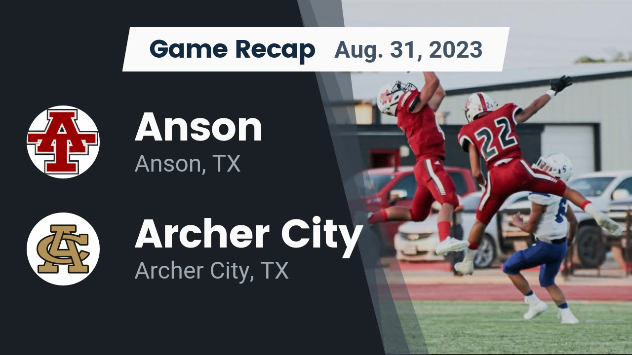 Anson (TX) High School Sports Football, Basketball, Baseball