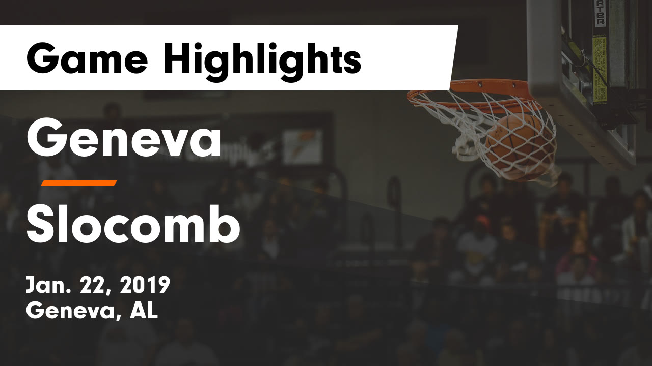 Geneva vs Game Highlights Jan. 22, 2019 Geneva High School