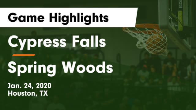 Boys Varsity Basketball Cypress Falls High School Houston