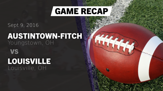 Boys Varsity Football Fitch High School Youngstown Ohio