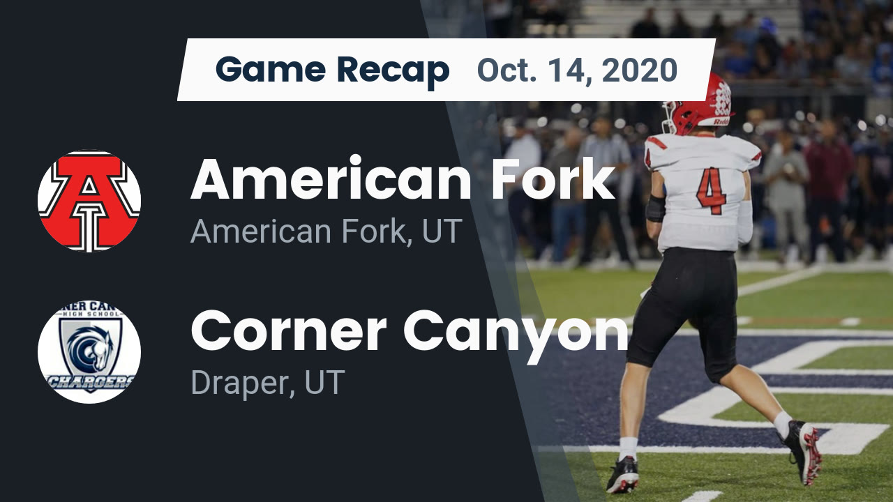 Recap American Fork vs. Corner Canyon 2020 American Fork High