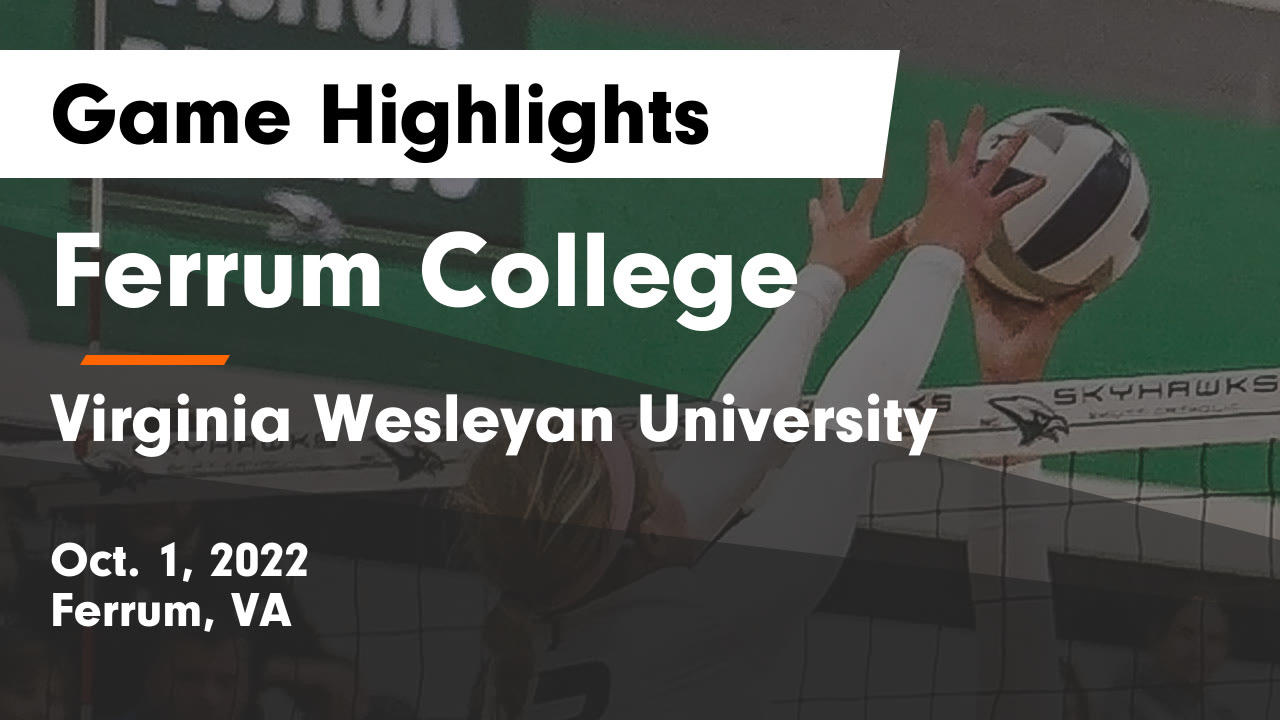 Ferrum College vs Virginia Wesleyan University Game Highlights Oct. 1, 2022 Ferrum College