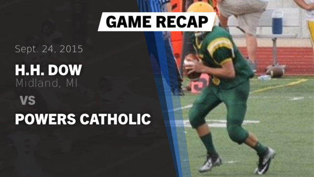 Junior Varsity Football H H Dow High School Midland Michigan