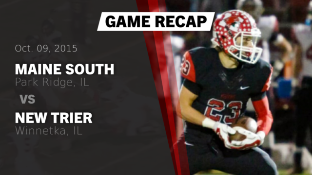 Boys Varsity Football Maine South High School Park Ridge