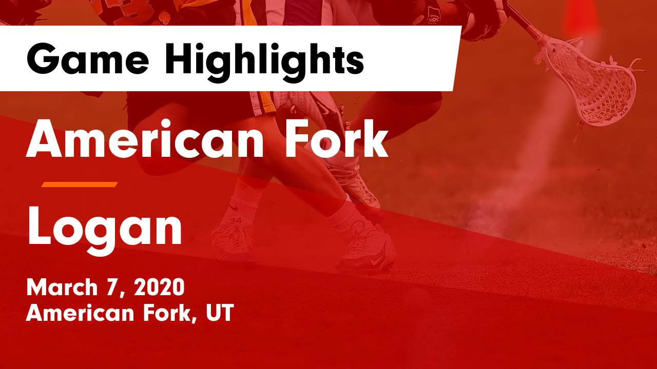 American Fork vs Logan Game Highlights March 7, 2020 American Fork High highlights Hudl