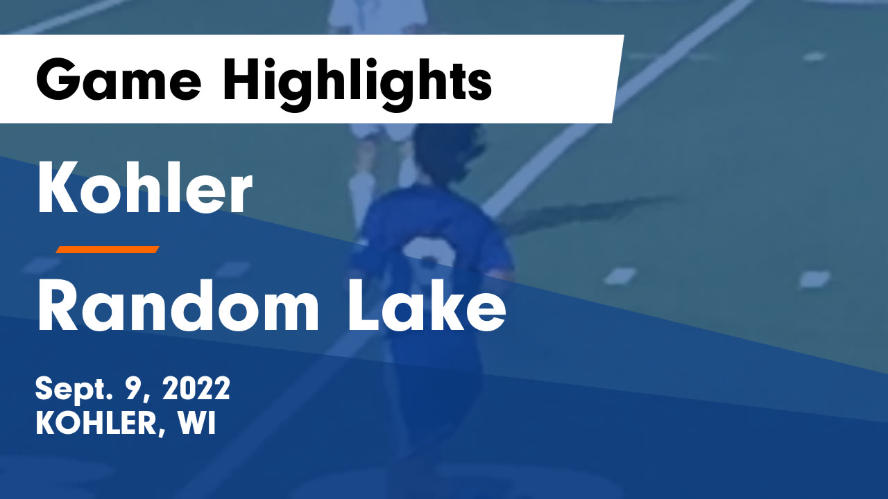 Kohler vs Random Lake Game Highlights Sept. 9, 2022 Kohler High