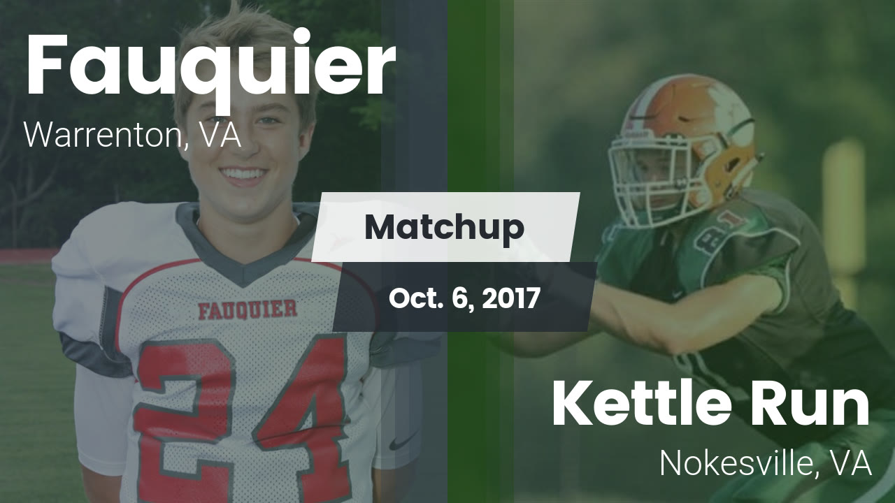 Football Game Recap Fauquier Vs Kettle Run Maxpreps