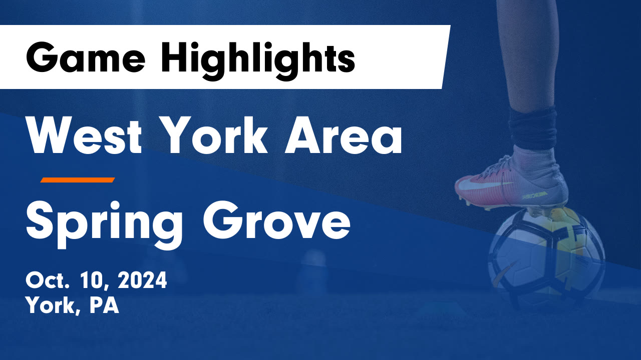 West York Area vs Spring Grove Game Highlights - Oct. 10, 2024