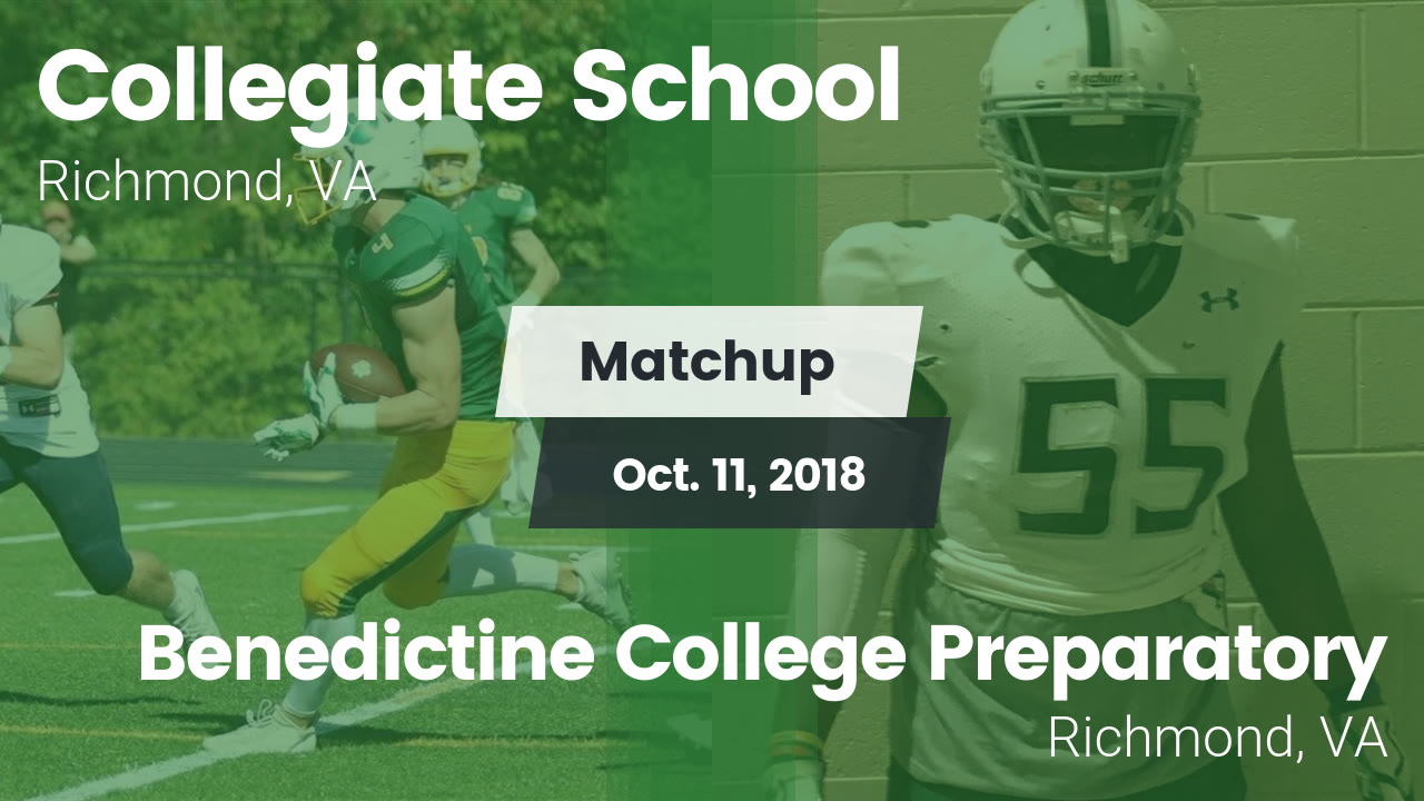 Collegiate Hs Football Video Matchup Collegiate Vs Benedictine