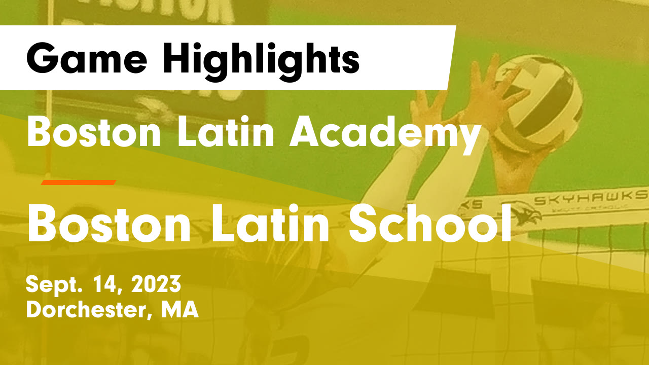 Boston Latin Academy vs Boston Latin School Game Highlights Sept. 14