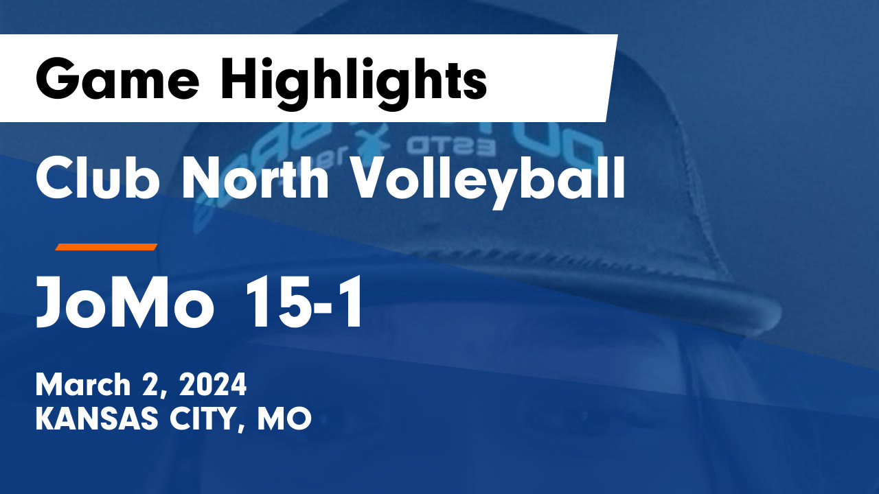 Club North Volleyball vs JoMo 151 Game Highlights March 2, 2024
