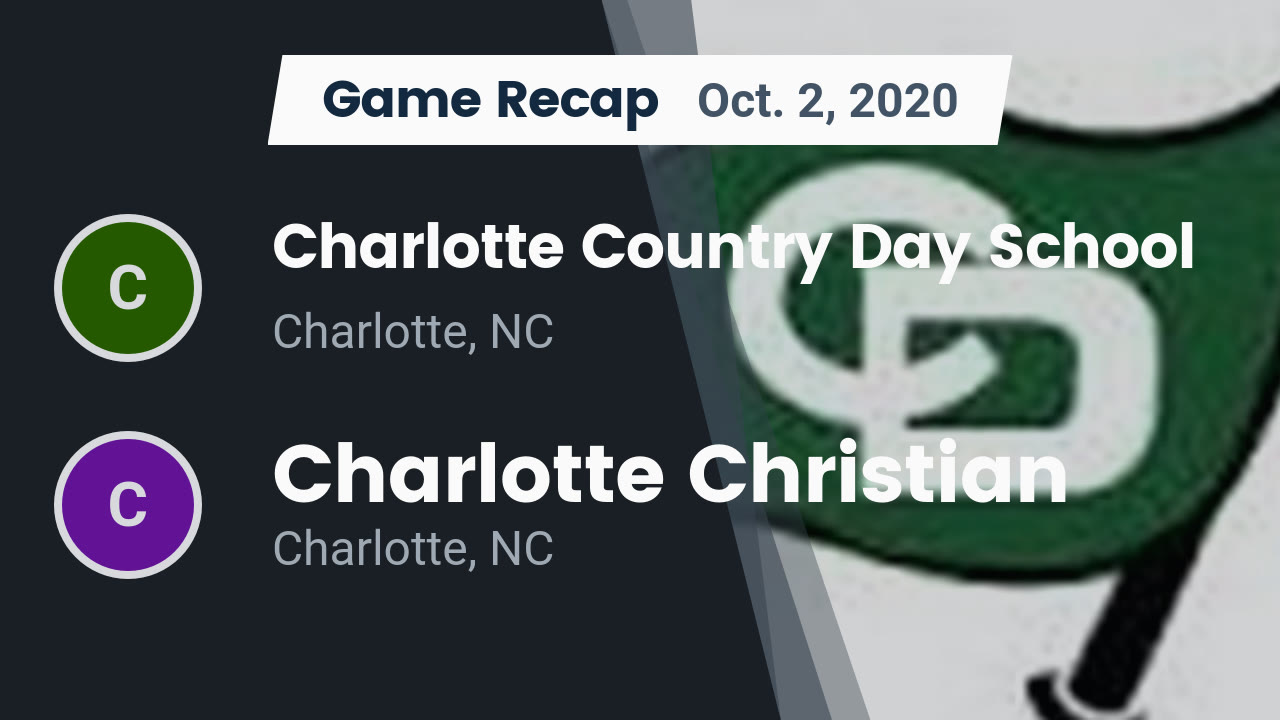Charlotte Country Day School HS Football Video "Recap Charlotte