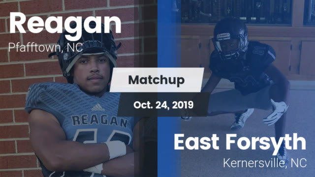 Jv Reagan Football Reagan High School Pfafftown North